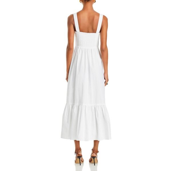 A.L.C. Womens Lilah II Tea Length Ruched Midi Dress - Image 4