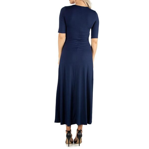 24seven Comfort Apparel Womens Midi T-Shirt Dress Midi Dress - Image 2