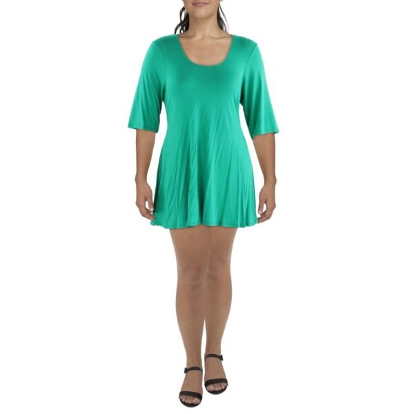 24seven Comfort Apparel Womens Open Chest Mini Mini Dress - Image 4