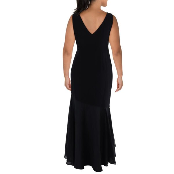 24seven Comfort Apparel Womens V-Neck Sleeveless Midi Dress - Image 7