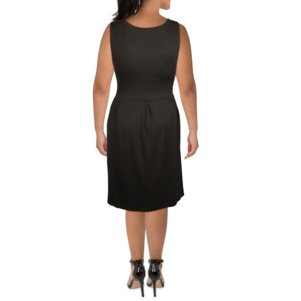 24seven Comfort Apparel Womens Plus Sleeveless Calf Midi Dress - Image 2