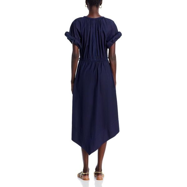 A.L.C. Womens Cotton Below Knee Midi Dress - Image 2