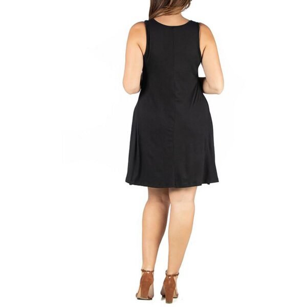 24seven Comfort Apparel Womens Sleeveless Knee-Length Mini Dress - Image 10