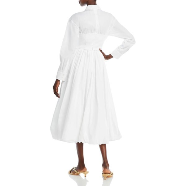 A.W.A.K.E MODE Womens Puff Collar Midi Dress - Image 2